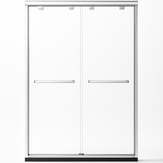 TG17 Framed Shower Door – 8mm Clear Glass – 42" to 72" W x 62" to 74" H